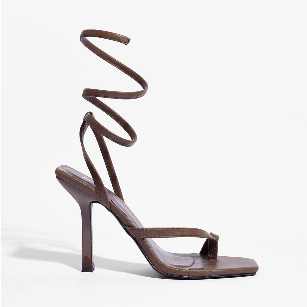Wrap stiletto womens heels